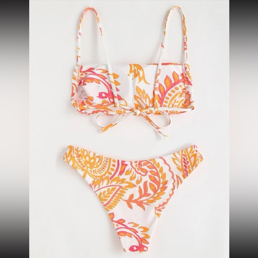 Multi Color Paisley Bikini - Picture 2 of 2